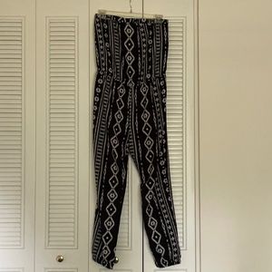 Tall Bandeau Print Jumpsuit